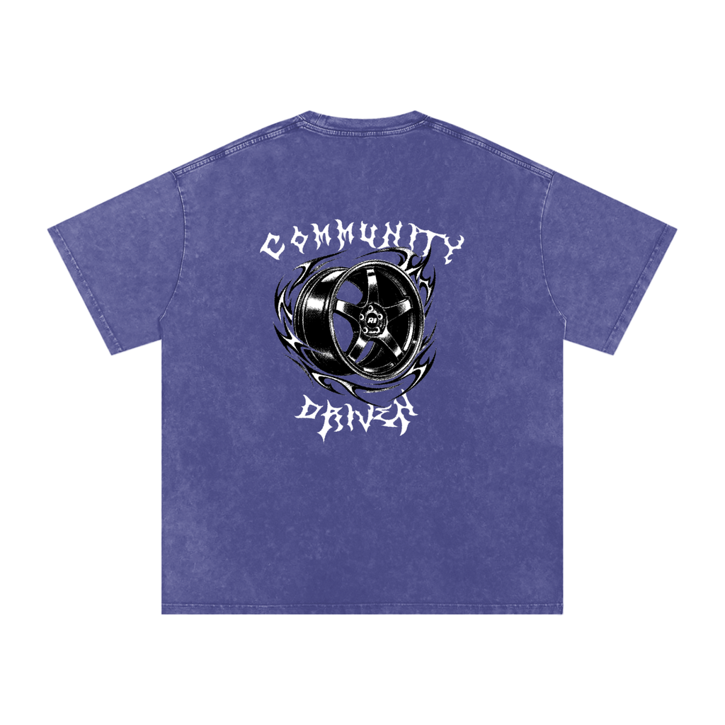 Revv Social Club - Washed Oversized T-Shirt