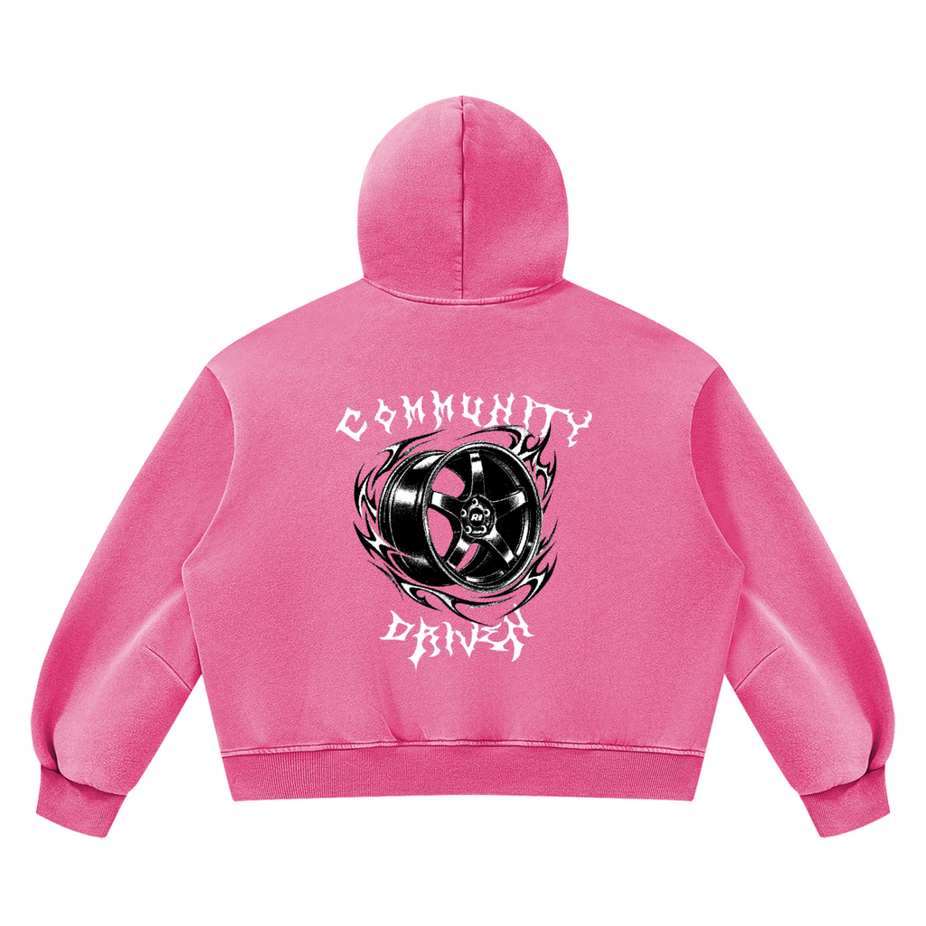 Revv Social Club - Unisex Vintage Boxy Hoodie