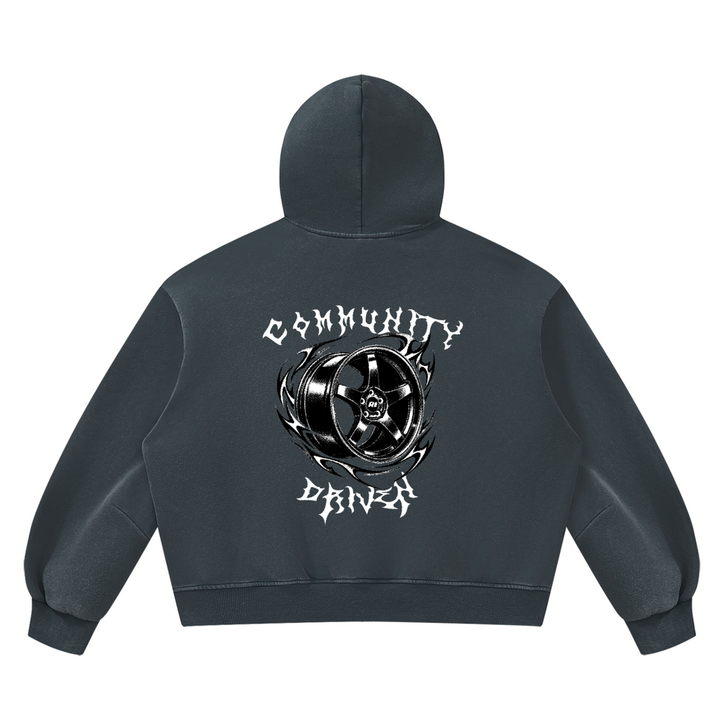 Revv Social Club - Unisex Vintage Boxy Hoodie