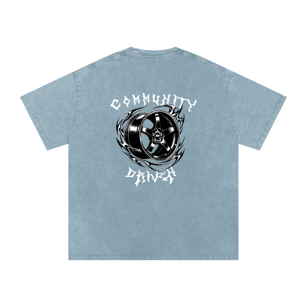 Revv Social Club - Washed Oversized T-Shirt