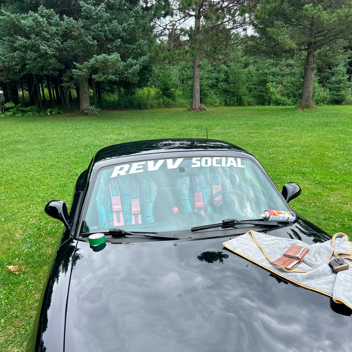 Classic Revv Social - Windshield Banner