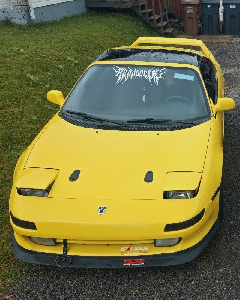 Revv Social Hard Metal - Windshield Banner