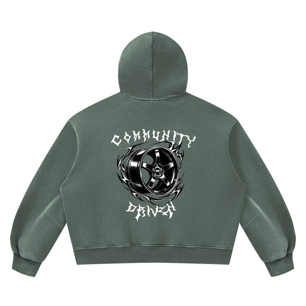 Revv Social Club - Unisex Vintage Boxy Hoodie