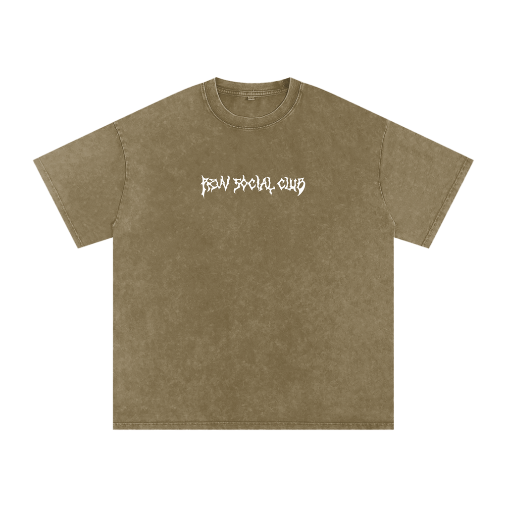 Revv Social Club - Washed Oversized T-Shirt