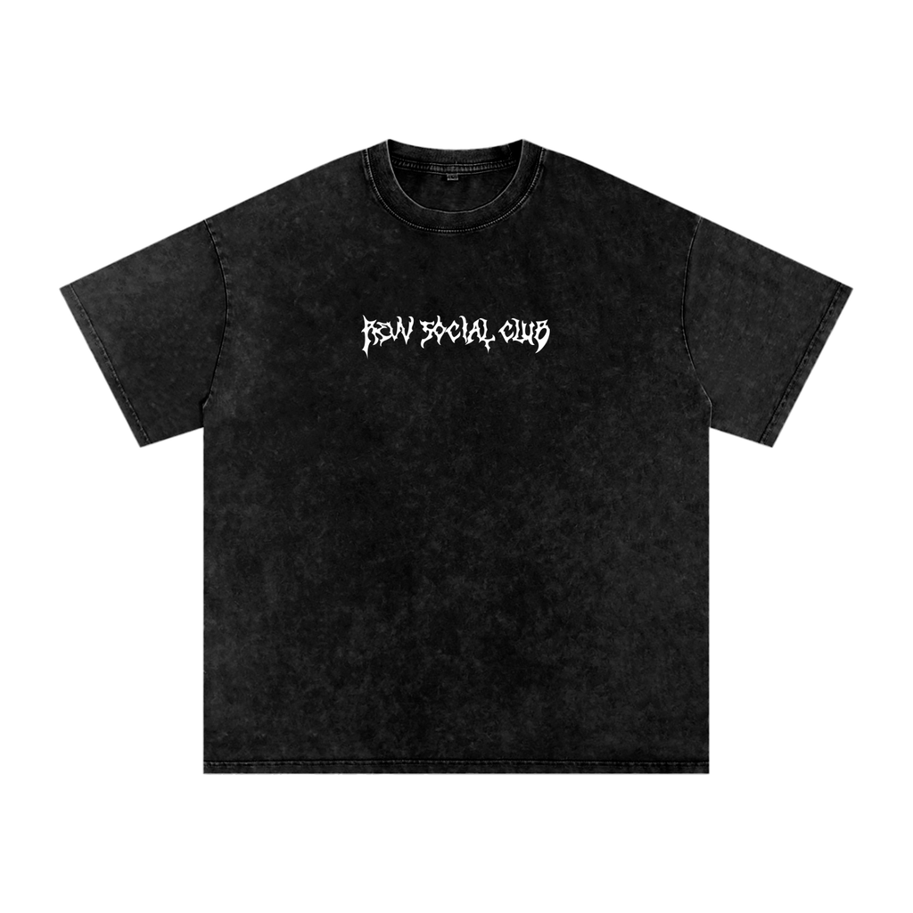 Revv Social Club - Washed Oversized T-Shirt