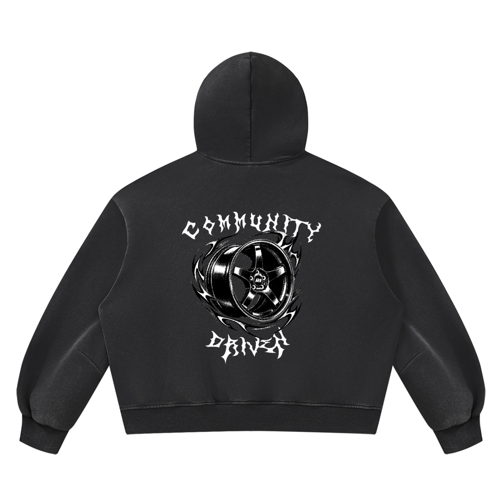 Revv Social Club - Unisex Vintage Boxy Hoodie