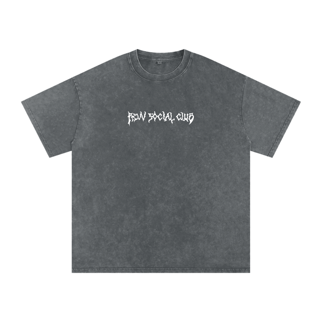 Revv Social Club - Washed Oversized T-Shirt