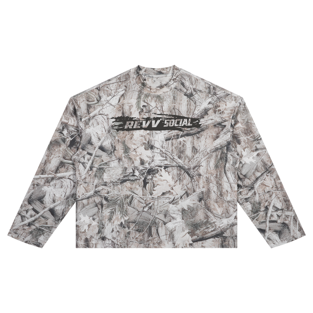 Revv Social - Camo Waffle Shirt