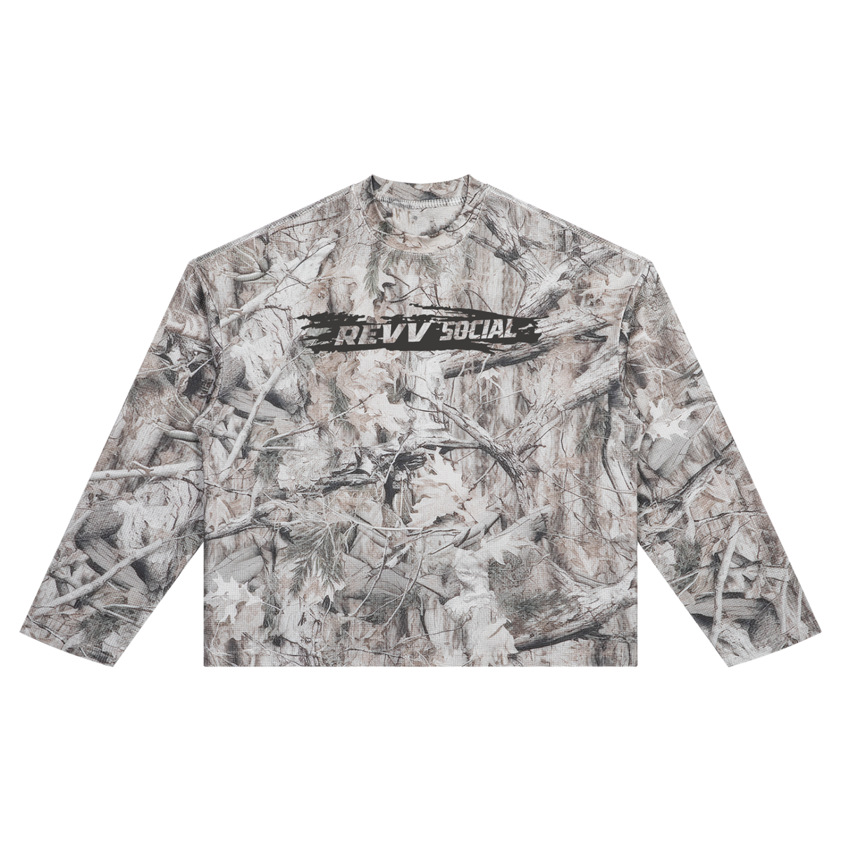 Revv Social - Camo Waffle Shirt