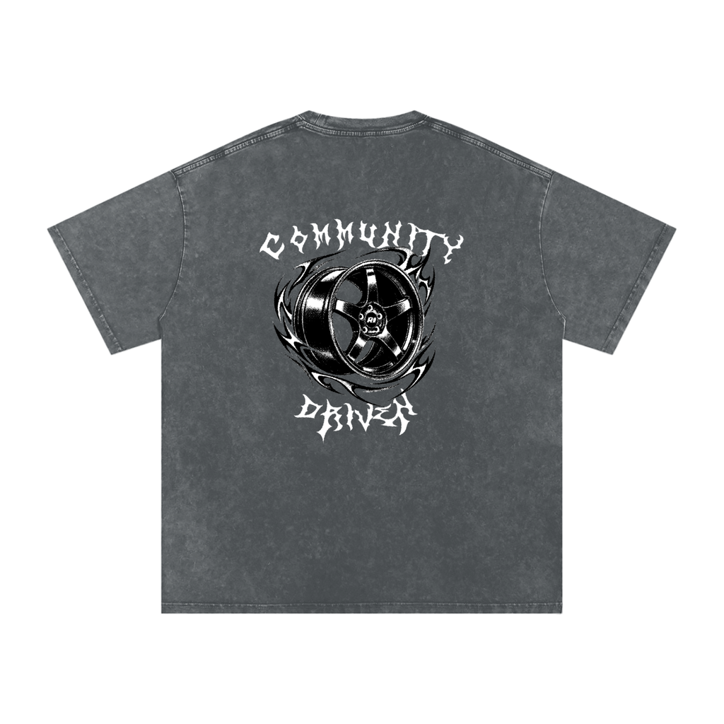 Revv Social Club - Washed Oversized T-Shirt