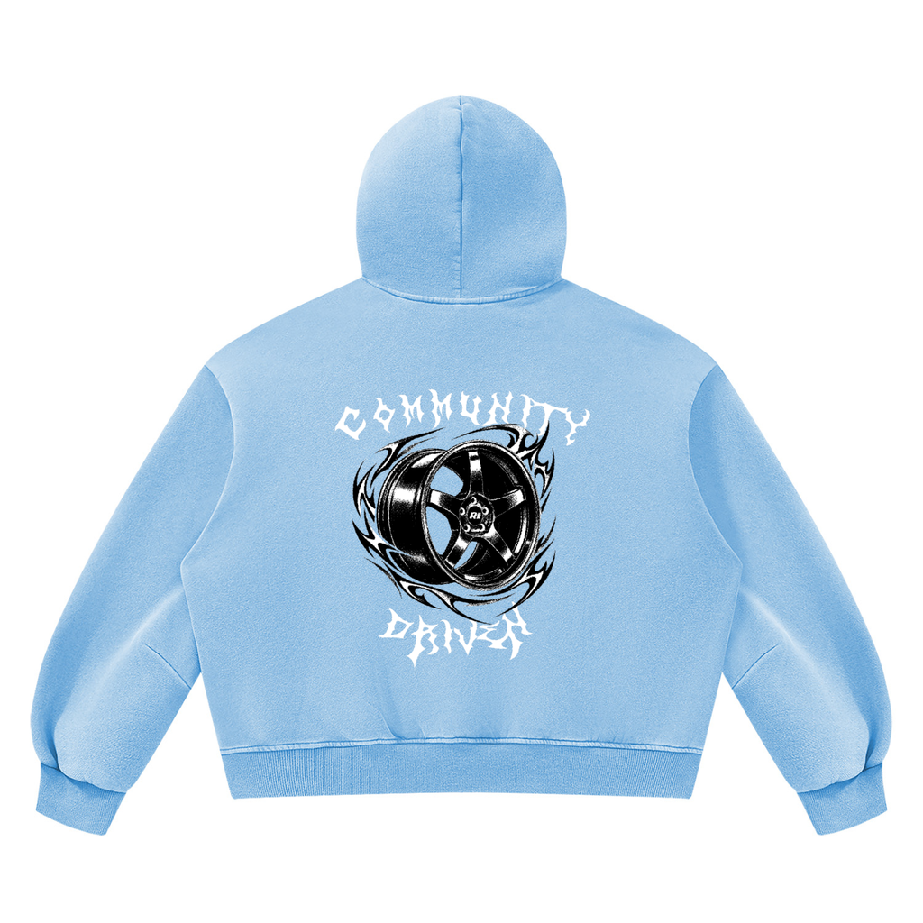Revv Social Club - Unisex Vintage Boxy Hoodie