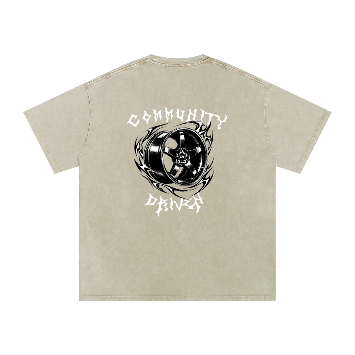 Revv Social Club - Washed Oversized T-Shirt
