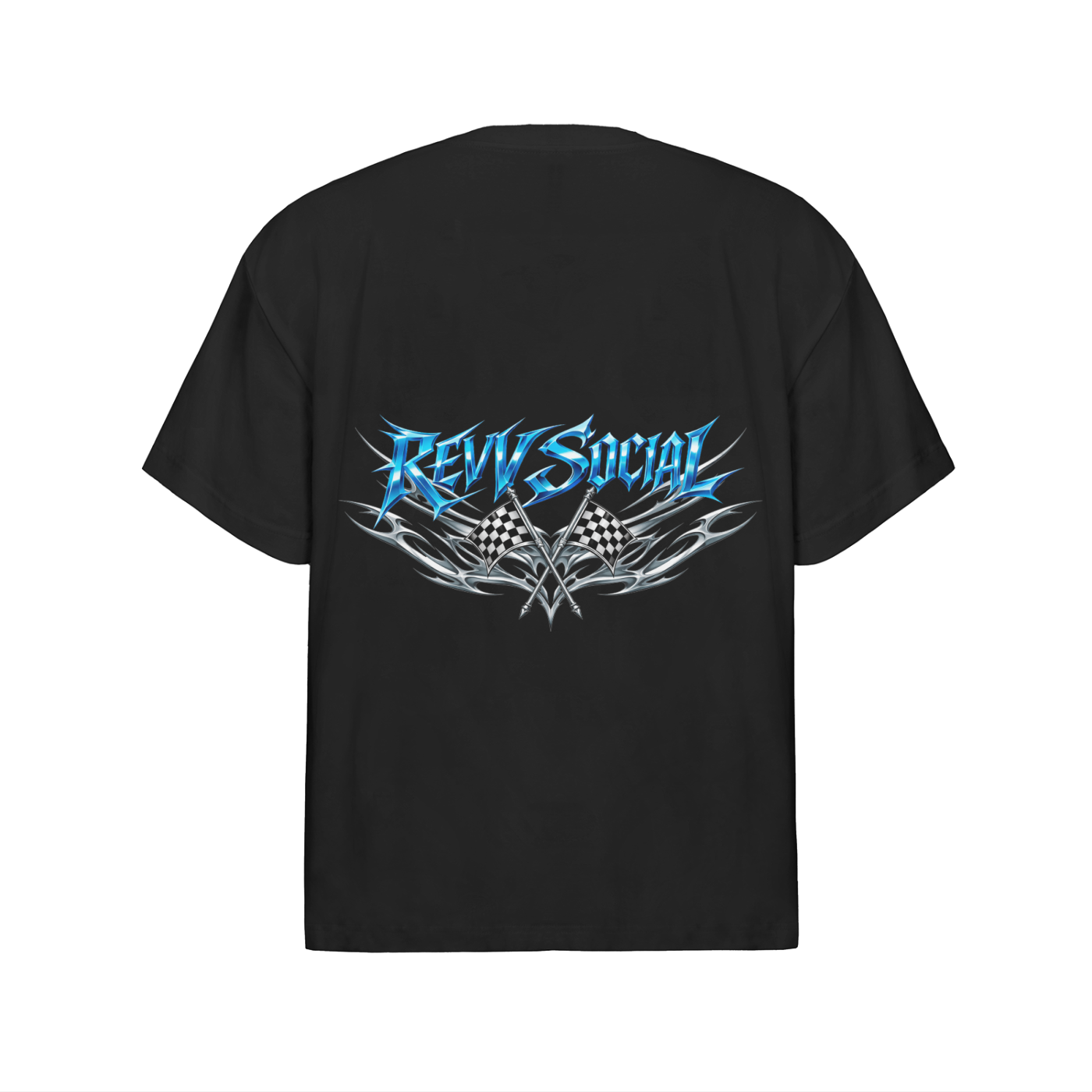 Metal Revv Social - Streetwear Oversized T-Shirt