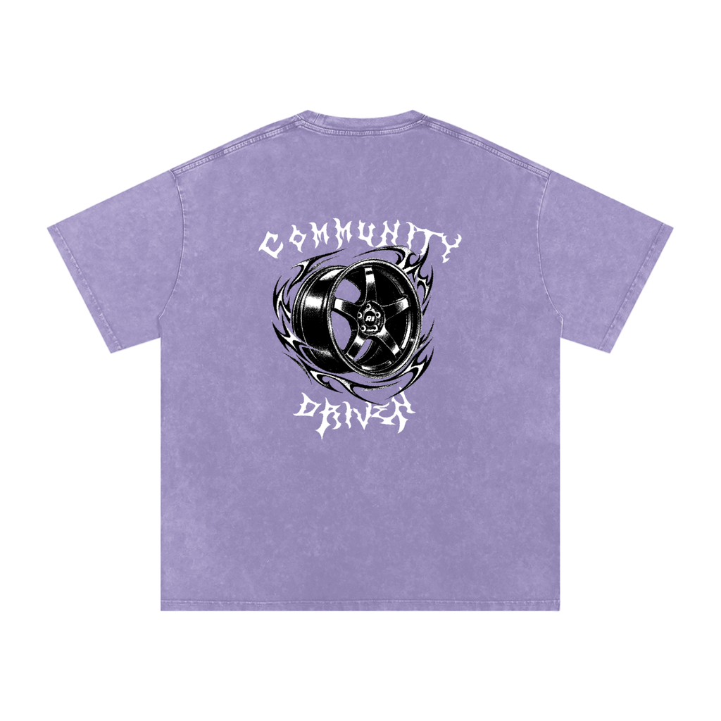 Revv Social Club - Washed Oversized T-Shirt