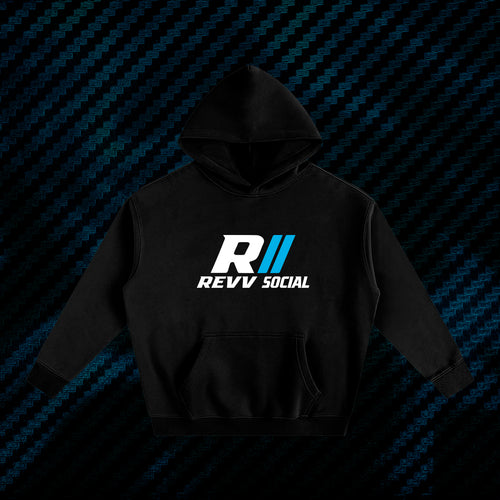 JDM Prototypes Revv Social - Oversize Fleeced Hoodie
