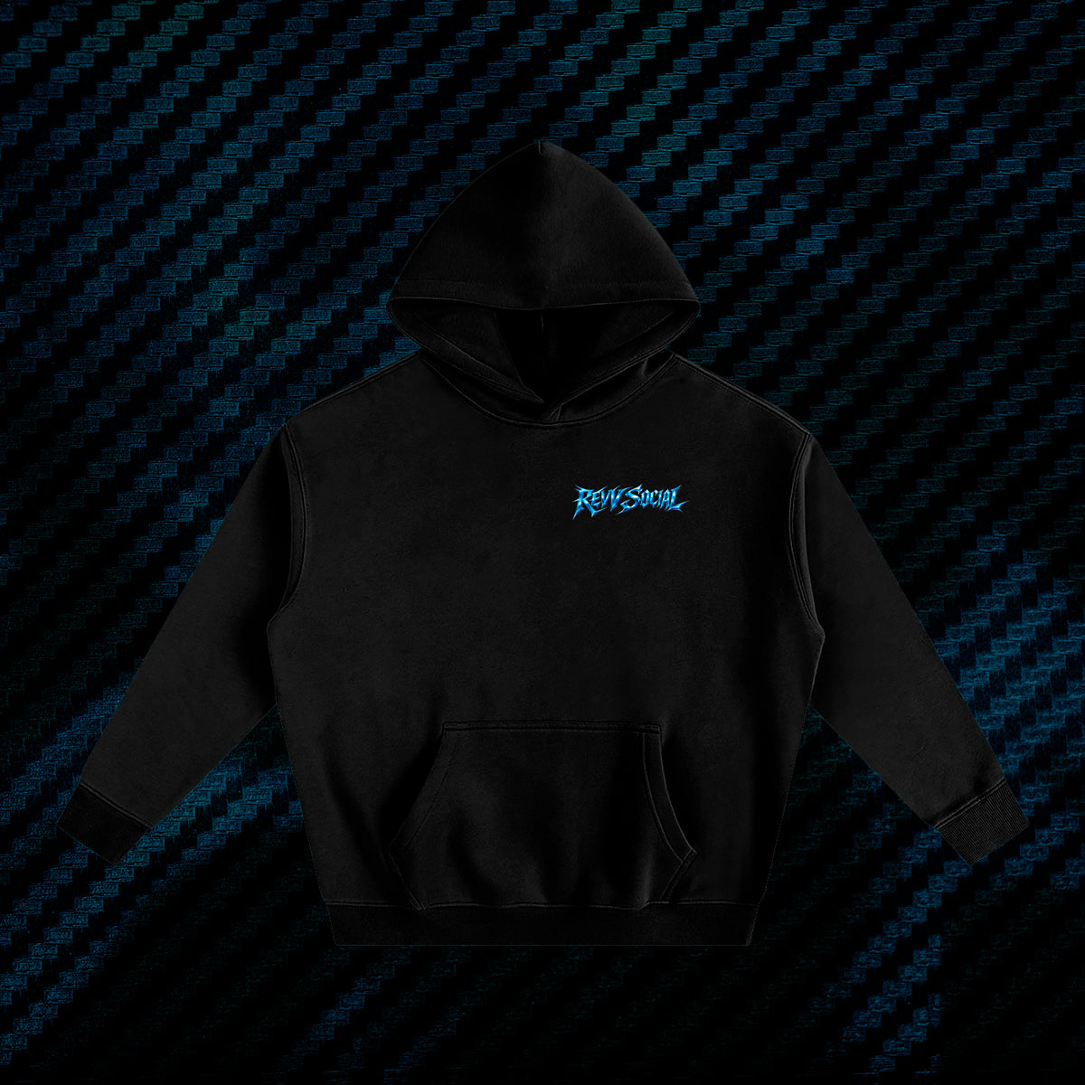 Metal Revv Social - Oversize Fleeced Hoodie