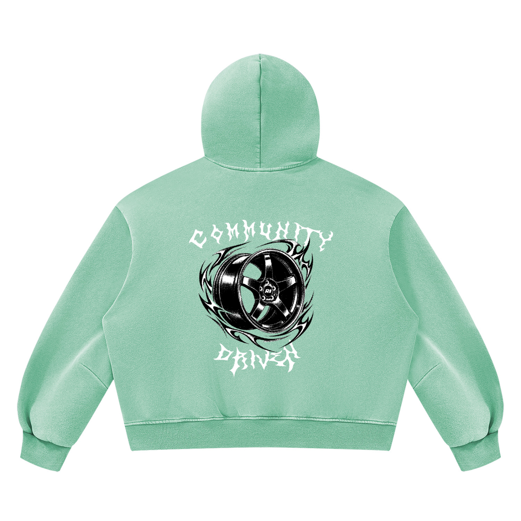 Revv Social Club - Unisex Vintage Boxy Hoodie