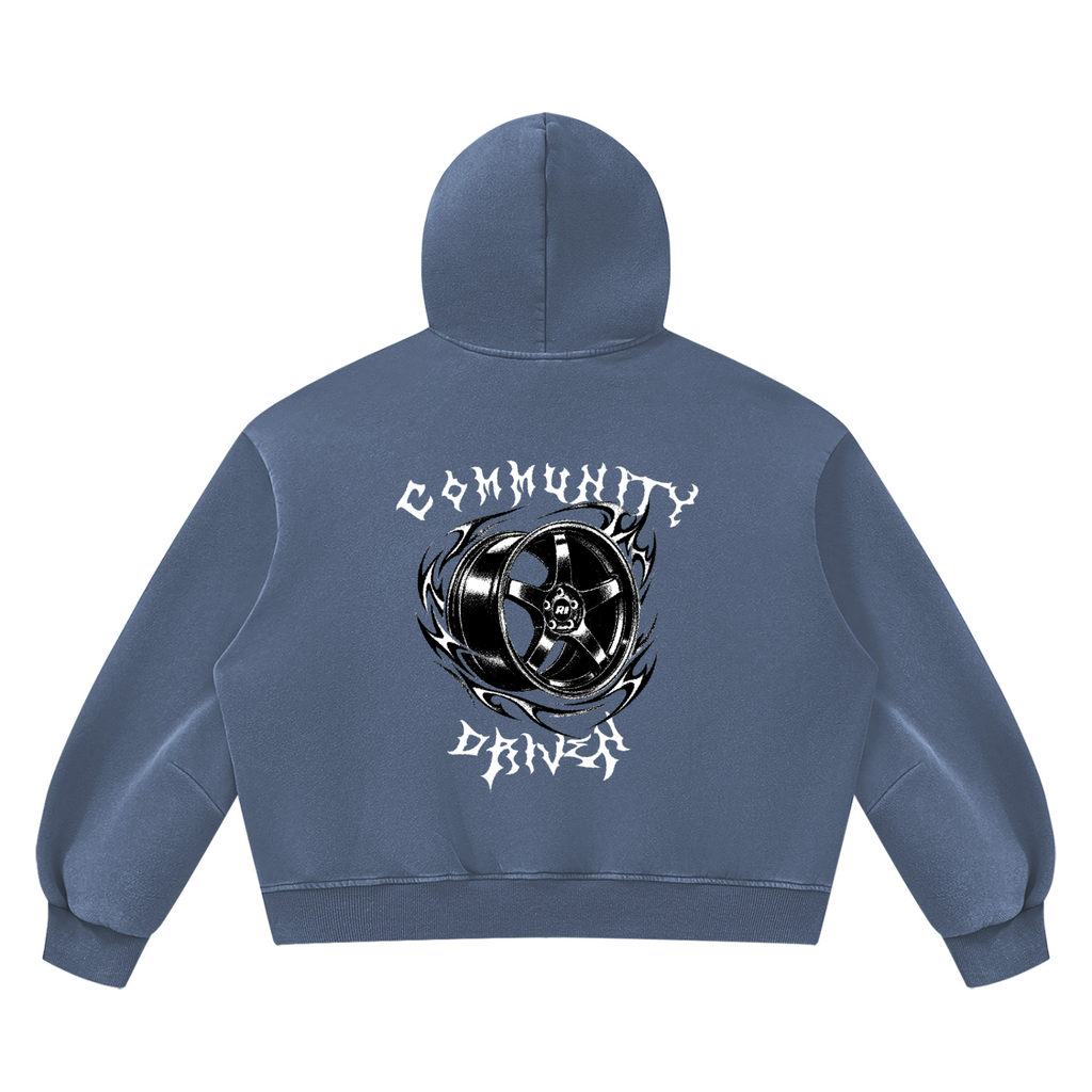 Revv Social Club - Unisex Vintage Boxy Hoodie