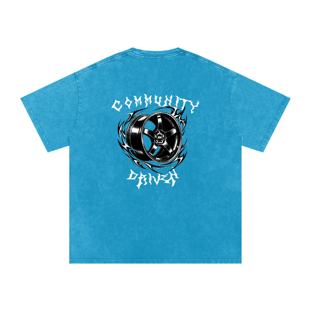 Revv Social Club - Washed Oversized T-Shirt