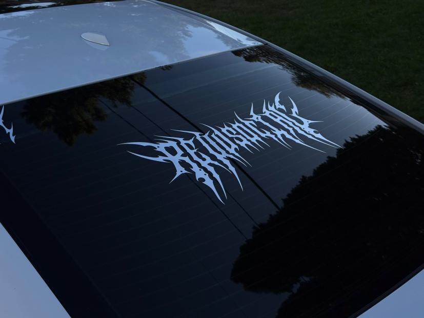 Revv Social Hard Metal - Windshield Banner